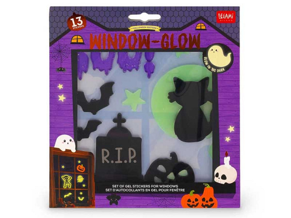 Aufkleber Legami Fenstersticker Window Glow Set
