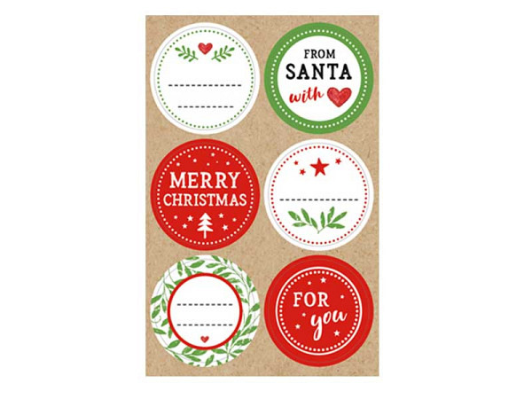 Aufkleber Braun&Company Christmas Evergreen