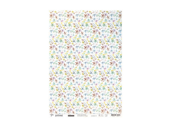 Aufkleber Artoz Creamotion 21x30cm Blumen