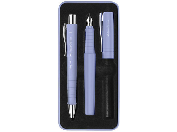 Füllfeder Faber-Castell Poly Ball Pen pale iris Set