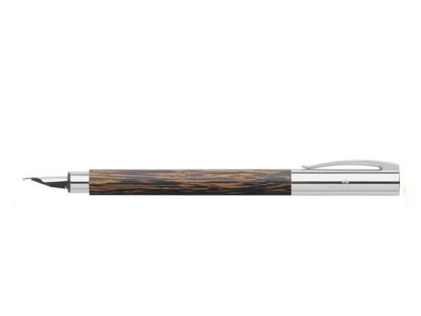 Füllfeder Faber-Castell Ambition M Cocos, Schaft aus Holz