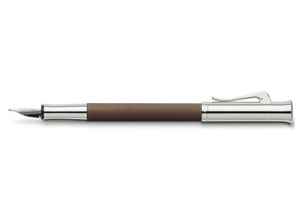 Füllfeder Graf von Faber-Castell Guilloche Cognac M