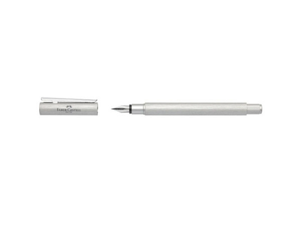 Füllfeder Faber-Castell Neo Slim Aluminium silver glint F