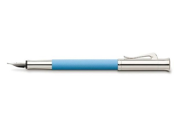 Füllfeder Graf von Faber-Castell Guilloche Gulf Blue, M