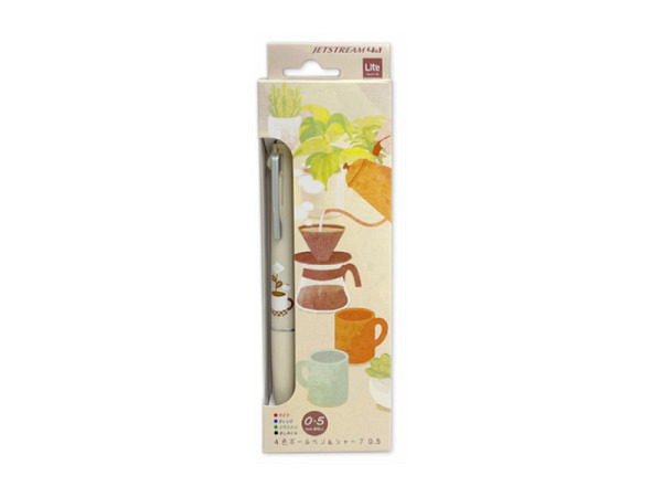 Multipen Uniball Jetstream 4+1 Lite Miyashita 0,5mm sanftes weiss