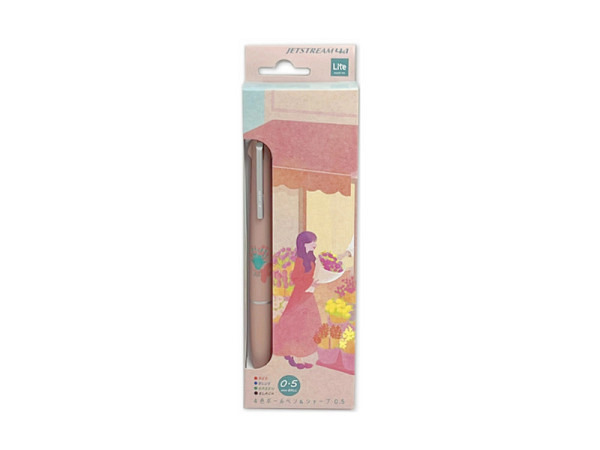 Multipen Uniball Jetstream 4+1 Lite Miyashita 0,5mm korallenrosa
