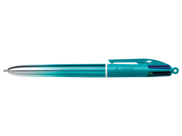 Multipen Bic 4 Colours Smooth Gradient Teal/Weiss