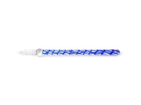 Federhalter Herbin Glasfeder gerade 17cm lang saphirblau