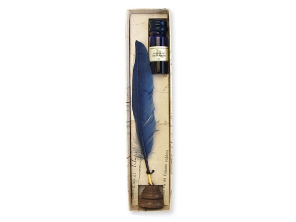 Federhalterset Rubinato Blau