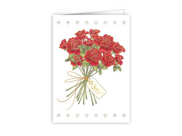 Karte Quire Mini Rose Bouquet