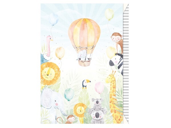 Karte Artebene Heissluftballon, B6 11,5x17cm