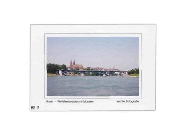 Karte Elite Cards Basel A5 Wettsteinbrücke mit Münster