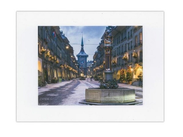 Karte Wefo-Verlag Winter Bern Simonsbrunnen A5