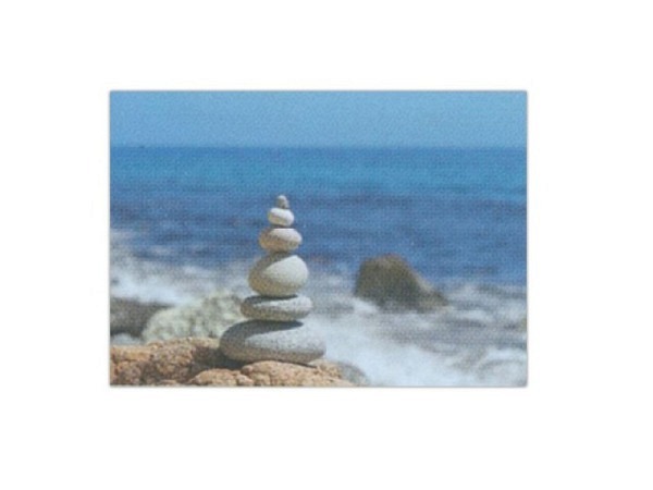 Karte Art Bula mini 10,5x7,4cm Steinturm am Meer