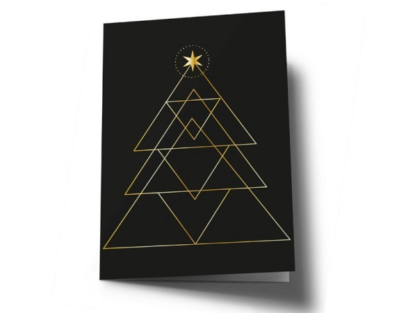 Weihnachtskarte Toni Starck Weihnachtsbaum