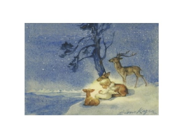 Weihnachtskarte von Kager Erika 12,2x17,5cm