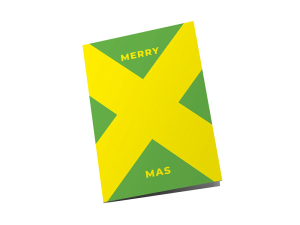 Weihnachtskarte typestyle Merry Christmas A6