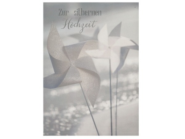 Karte Hartung Moments Glückwunschkarte Zur silbernen Hochzeit
