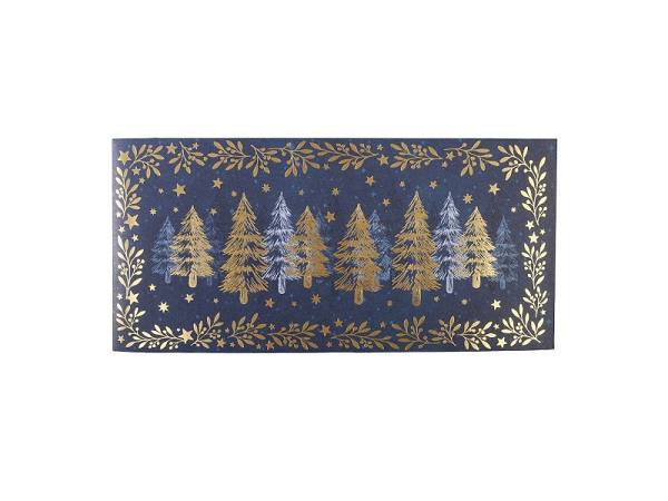 Geschenkumschlag Artebene Winterwald 23x11cm