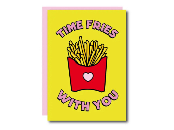 Valentinstagskarte Studio Soph Time Flies Doppelkarte A6