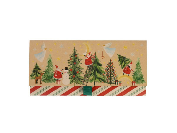 Geschenkumschlag Artebene Santa 23x11cm