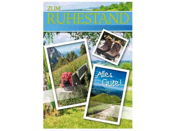 Ruhestandskarte Borer zum Ruhestand alles Gute