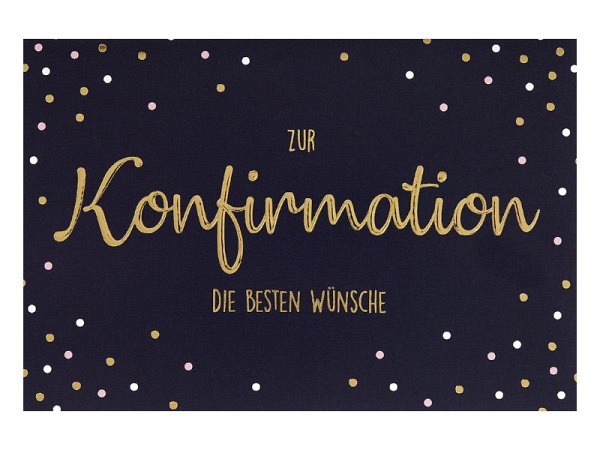 Konfirmationskarte bsb Zur Konfirmation die besten Wünsche