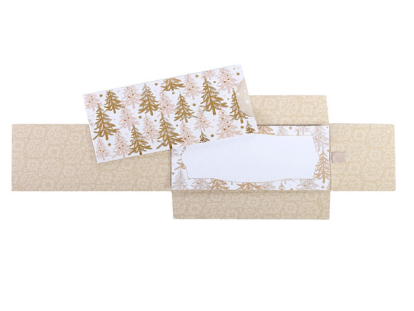Geschenkumschlag Artebene Bäume 11x23cm