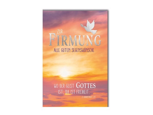 Firmungskarte Braun+Company Zur Firmung