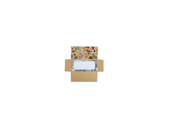 Geschenkumschlag Artebene Blütenmix 11x23cm