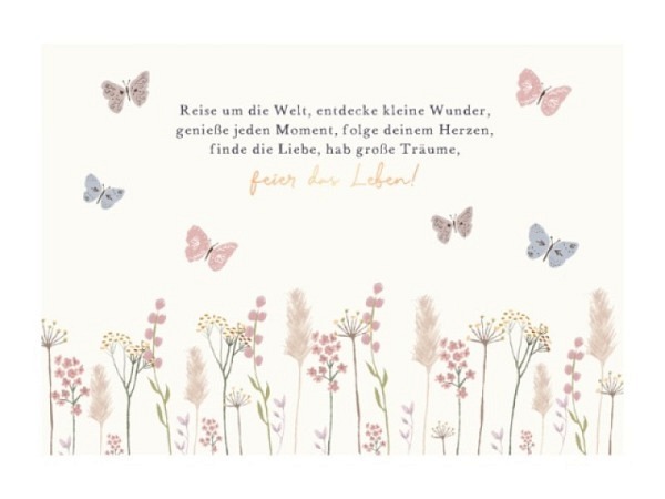 Karte Grafik Werkstatt einzigARTig 12x17cm