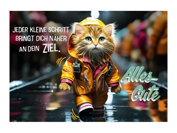 Karte Gutsch Funki Cards Katze