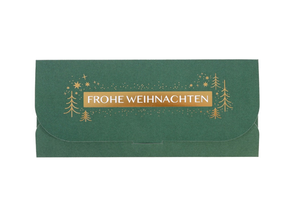 Geschenkumschlag Artebene Frohe Weihnachten 11x23cm