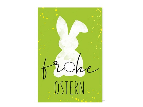 Osterkarte Braun&Company Ostern grün