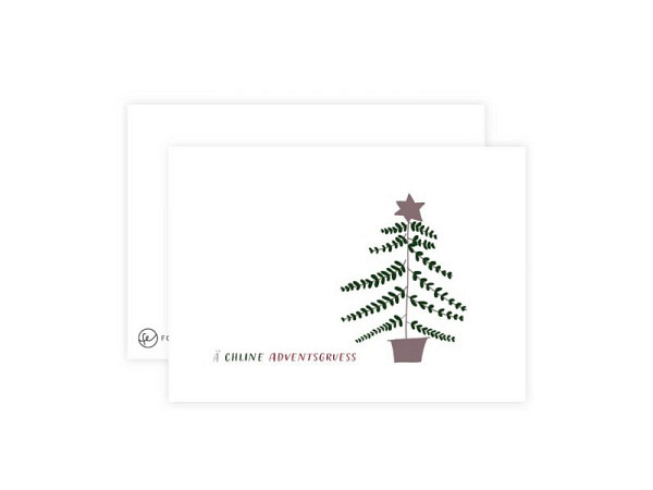 Postkarte Fotoeigenart ä chline adventsgruess A6