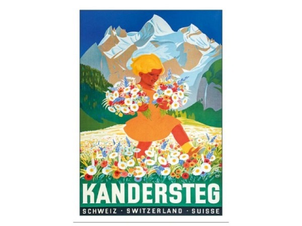 Postkarte Lightmotif Kandersteg 