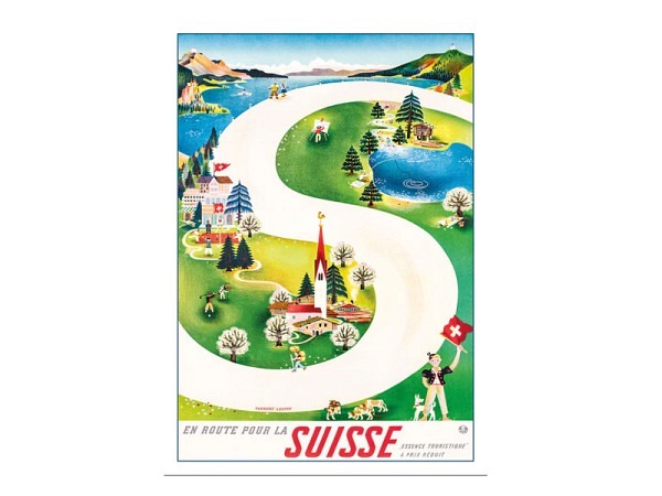 Postkarte Lightmotif Schweiz Suisse 