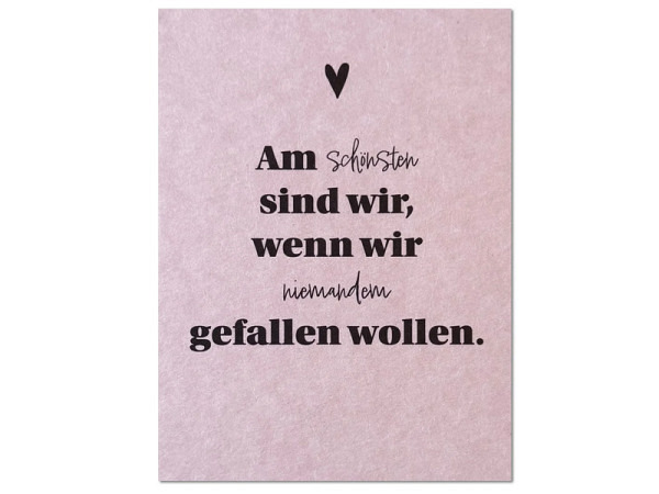 Postkarte Keitcards Am schönsten sind wir
