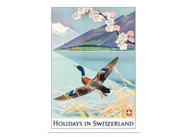 Postkarte Lightmotif Hollidays in Switzerland 10,5x14,8cm 