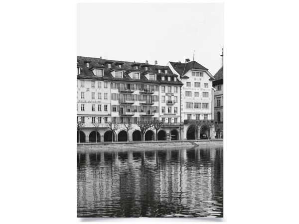 Postkarte Fidea Design Luzern Reuss 10.5x15cm