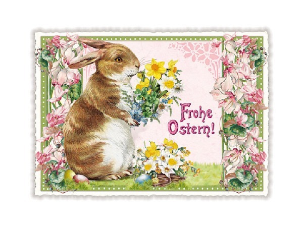 Postkarte Quire Frohe Ostern