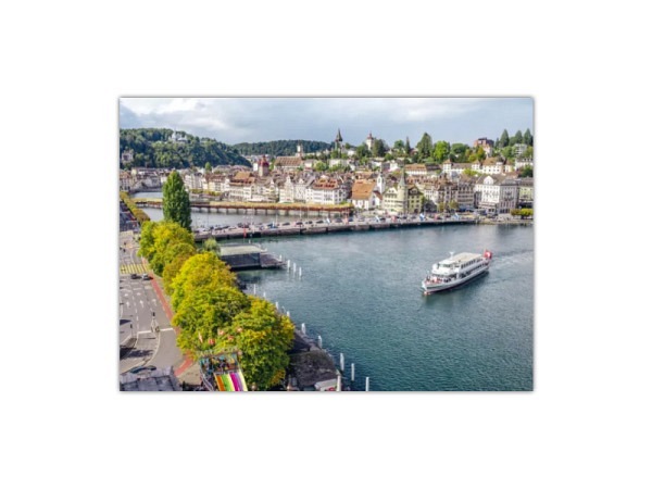 Postkarte Fidea Design Luzern Altstadt