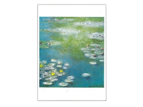 Postkarte Reiter Kunstkarten Monet Claude Nymphéas à Giverny