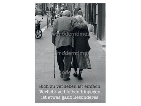 Postkarte Anderskartig Modern Times Verliebt Zu Bleiben