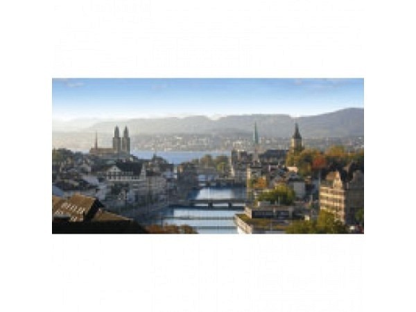 Postkarte Zürich A6/5 im Herbst