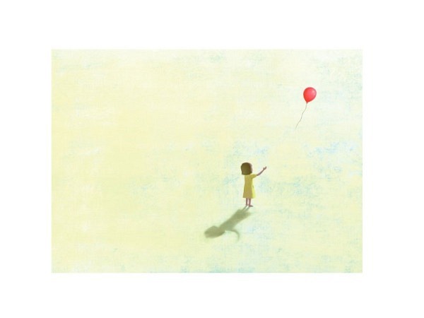 Postkarte Cart Panka Roter Ballon A6 105 x 148 mm,