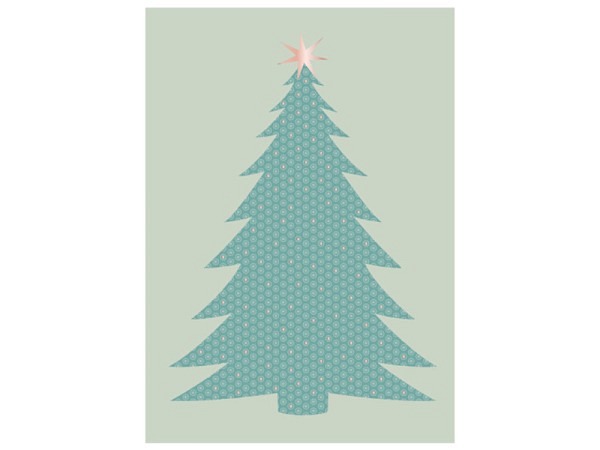 Postkarte Toni Starck pattern tree