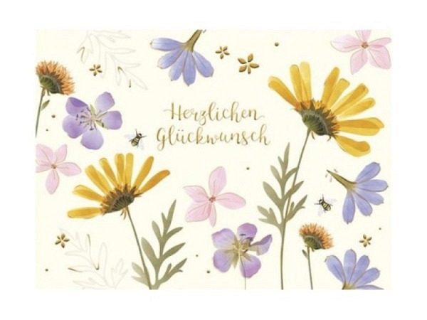 Postkarte Turnowsky 10,5x14,8cm Glückwunsch