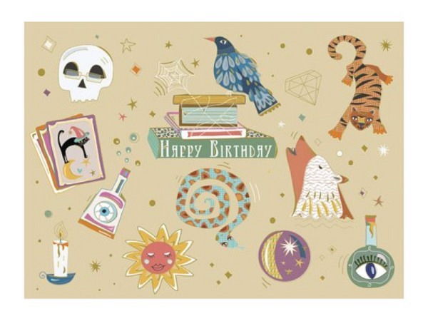 Postkarte Turnowsky 10,5x14,8cm Happy Birthday