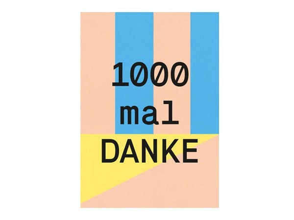 Postkarte Kleine Prints Danke